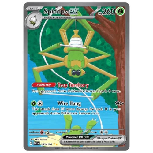 Spidops ex - 243/198 - Scarlet & Violet Base Set
